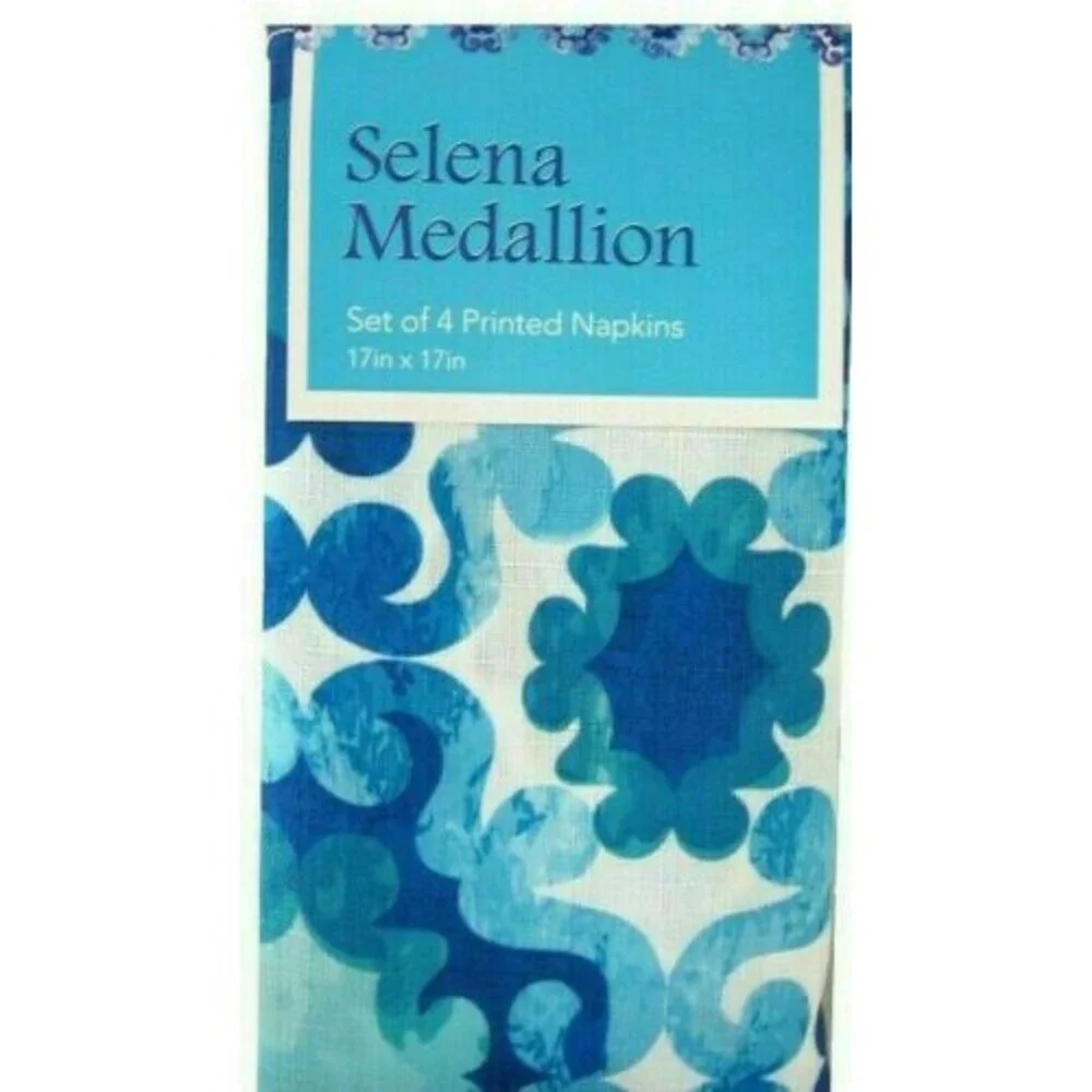 Selena Medallion Fabric Napkins 17x17